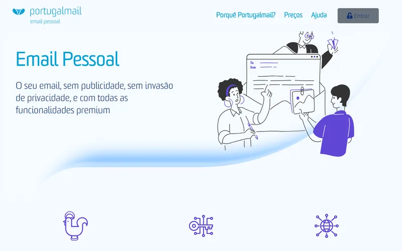 Home page di portugalmail.pt